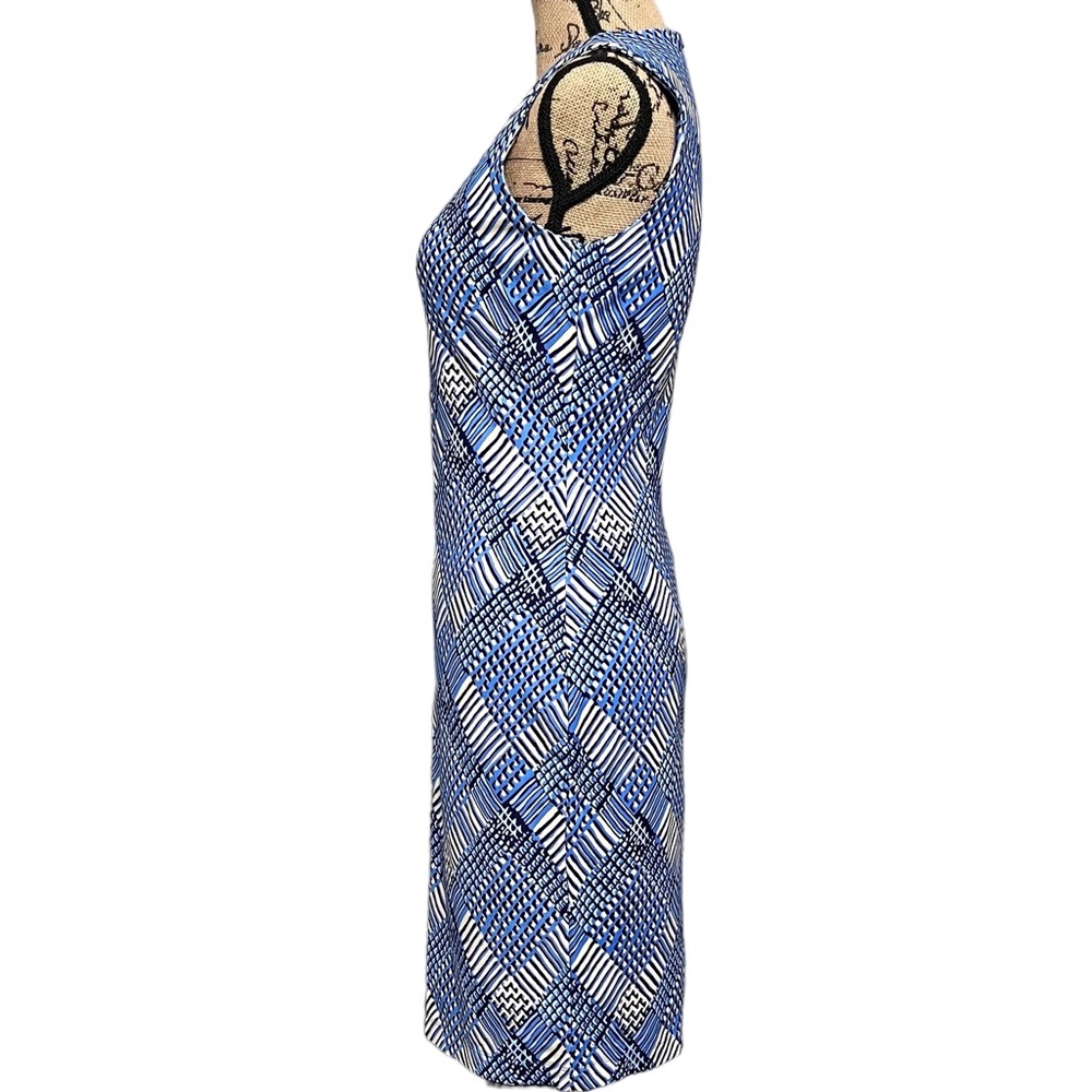 J. McLaughlin devon sleeveless sheath dress micro plaid XS - Picture 3 of 6
